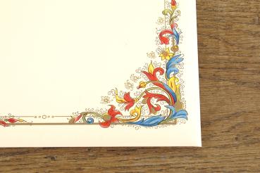 Preview: Elegant und vergoldet - Briefpapier aus Italien